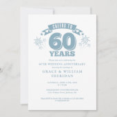 応援60周年結婚招待状 招待状 (正面)