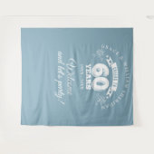 応援60周年記念写真の背景 タペストリー (正面(横))