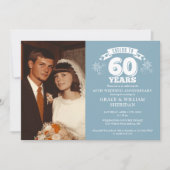 応援60周年記念写真結婚へ 招待状 (正面)