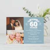 応援60周年記念結婚2写真へ 招待状 (スタンド正面)