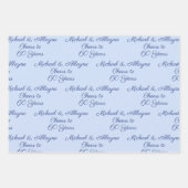 応援60年ネイビーブルース60周年記念 ラッピングペーパーシート (正面3)