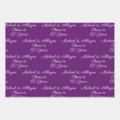 応援60年ピンクマゼンタ60周年 ラッピングペーパーシート (正面3)