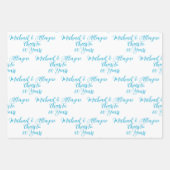 応援60年マリンブルー60周年 ラッピングペーパーシート (正面2)