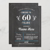 応援60年誕生日招待状40th 50th 招待状 (正面/裏面)