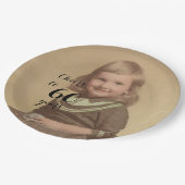 応援60年！フォト紙プレート ペーパープレート (アングル)