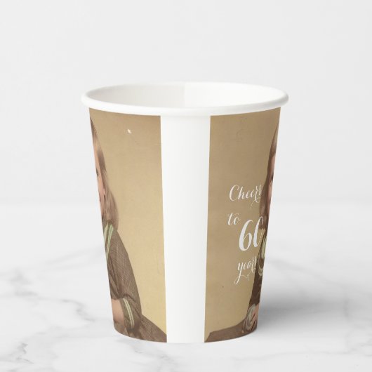 応援60年！写真 紙コップ (左)