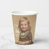 応援60年！写真 紙コップ (正面)