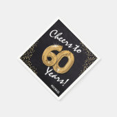 応援60年!60歳 スタンダードカクテルナプキン (角)