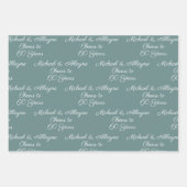 応援60年Sage Green 60周年 ラッピングペーパーシート (正面3)