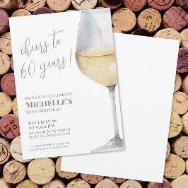 応援60歳60歳の誕生日パーティー 招待状