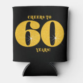 応援60歳60歳誕生日 缶クーラー (正面)