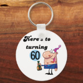 応援60誕生日Tシャツとギフト キーホルダー (正面)