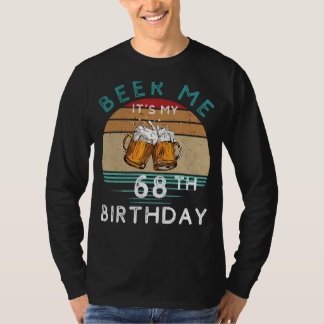 応援68!ビールマイitsマイ68誕生日おもしろいC Tシャツ
