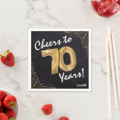 応援70年!70誕生日 スタンダードカクテルナプキン (インサイチュ)