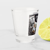 応援70誕生日2写真 ショットグラス (左)