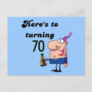 応援70誕生日Tシャツとギフト ポストカード