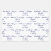 応援75年ネイビーブルース75周年記念 ラッピングペーパーシート (正面2)