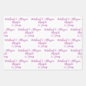 応援75年ピンクマゼンタ75周年記念 ラッピングペーパーシート (正面2)