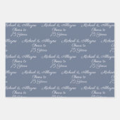 応援75年黒白75周年記念 ラッピングペーパーシート (正面3)