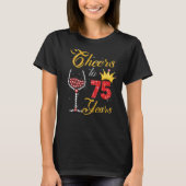 応援75年1948 75誕生日ワインダイヤモンド Tシャツ (正面)