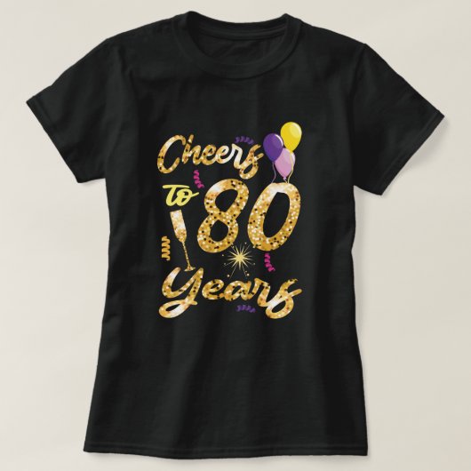 応援80年1941-80誕生祝い Tシャツ (デザイン正面)