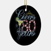 応援80歳80誕生日80歳まで セラミックオーナメント (右)