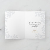 応援85年!85番目の誕生日グリーティングカード カード (内部)