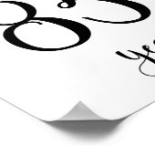 応援85歳の誕生日サイン ポスター (角)