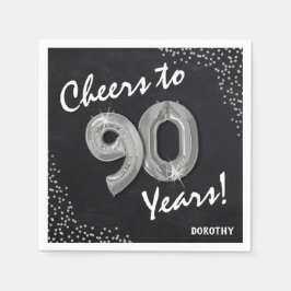 応援90年!90誕生日 スタンダードカクテルナプキン