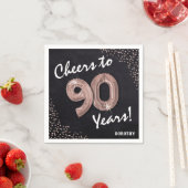 応援90年!90誕生日 スタンダードカクテルナプキン (インサイチュ)