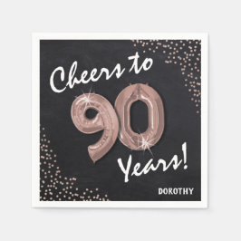 応援90年!90誕生日 スタンダードカクテルナプキン
