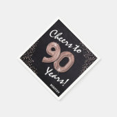 応援90年!90誕生日 スタンダードカクテルナプキン (角)