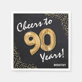 応援90年!90誕生日 スタンダードカクテルナプキン