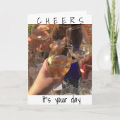 **応援***まだに接続しています***誕生日 カード (正面)