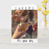 **応援***まだに接続しています***誕生日 カード (黄色い花)