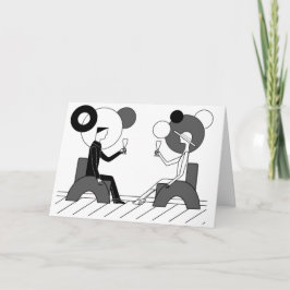 "応援!" アールデコ カード