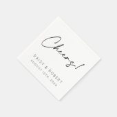 応援!ウェディングレセプションカクテル スタンダードカクテルナプキン (角)