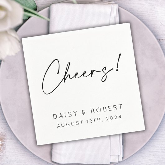 応援!ウェディングレセプションカクテル スタンダードカクテルナプキン