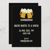 応援!カスタマイズ招待状 招待状 (正面/裏面)