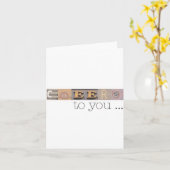 応援 カード (黄色い花)