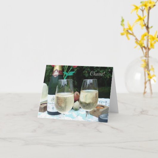 応援! カード (黄色い花)