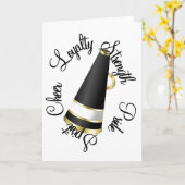 応援 カード (黄色い花)