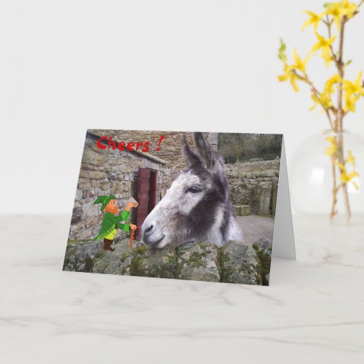 応援! カード (黄色い花)