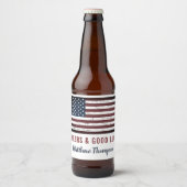 応援&グッドラックソルジャーゴーグ遠くにパーティー ビールラベル (正面)