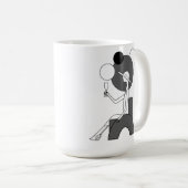 "応援! " コーヒーマグカップ (正面右)