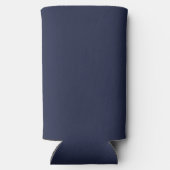 "応援"スモダンクリプトNavy Blue スリム缶クーラー (裏面)