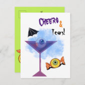 応援&ティアーズハローウィンパーティ招待状 案内ポストカード (正面/裏面)