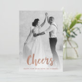 応援 |バラ金ゴールドのおめでとう新年の写真 シーズンカード (スタンド正面)