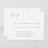 応援! パーティーRSVP 出欠カード (正面/裏面)