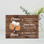 応援&ビアーズバースデーパーティーエイジウッド招待状 招待状 (スタンド正面)